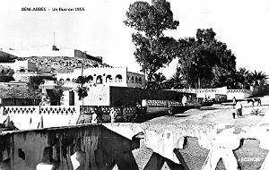 BENI-ABBES - RUE - 1955